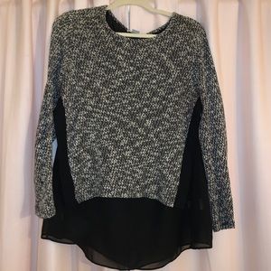 Layered sweater
